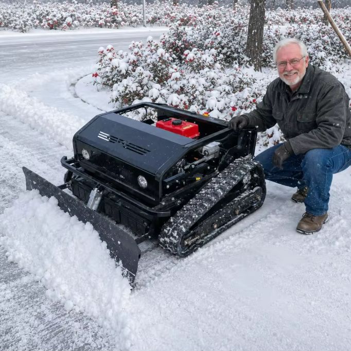Precision Farming In Agriculture - 2-in-1 Remote Control Tracked Mower and