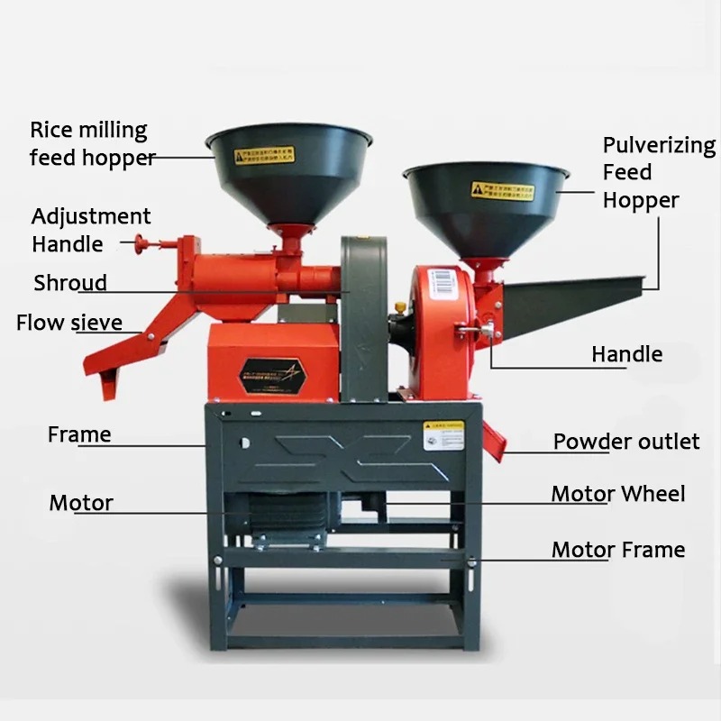 Agriculture Farming Rice - Farm Rice Husk Grinding Mill Machine