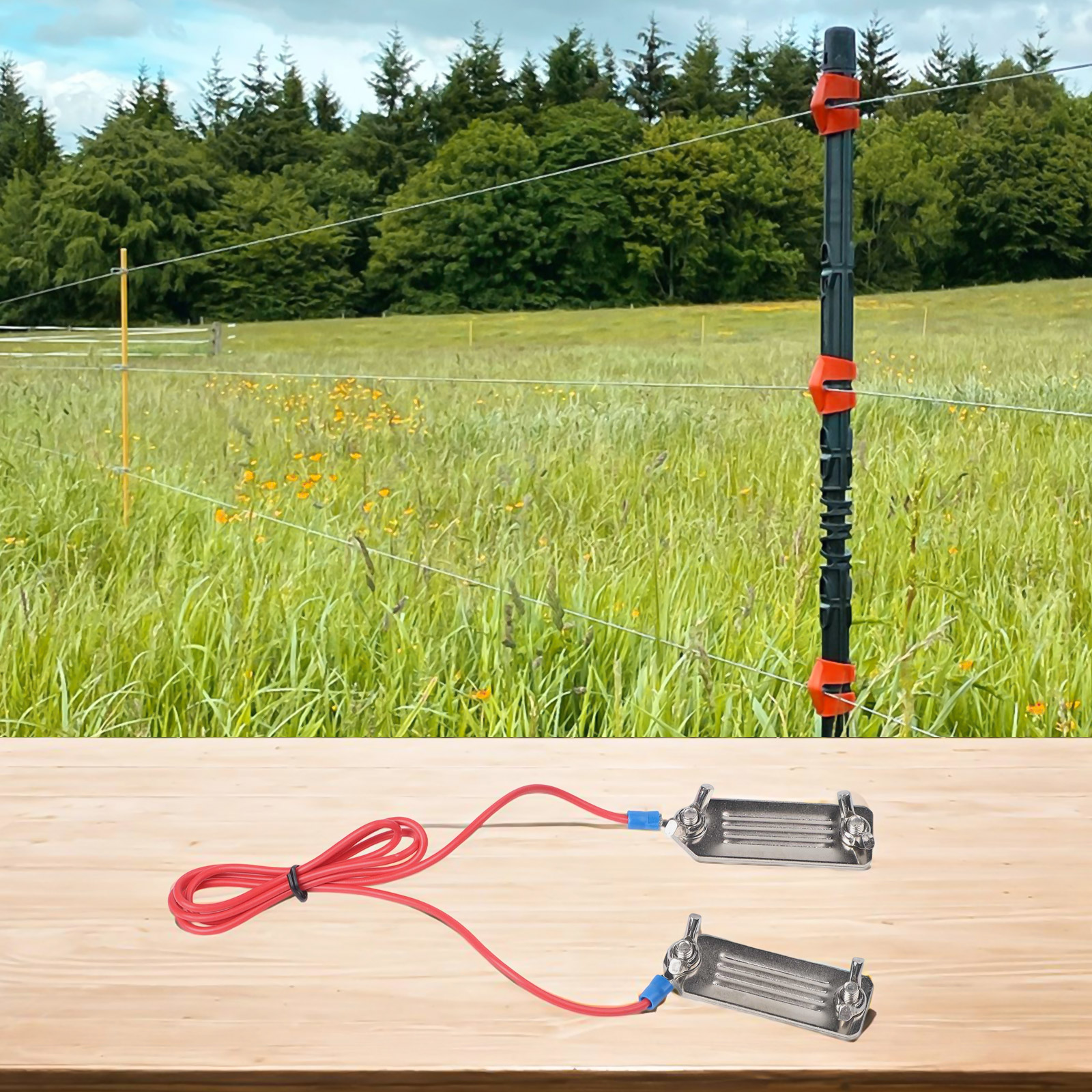Clip Electric Tape Connector S - Agriculture Goat Farming avaliação e preço