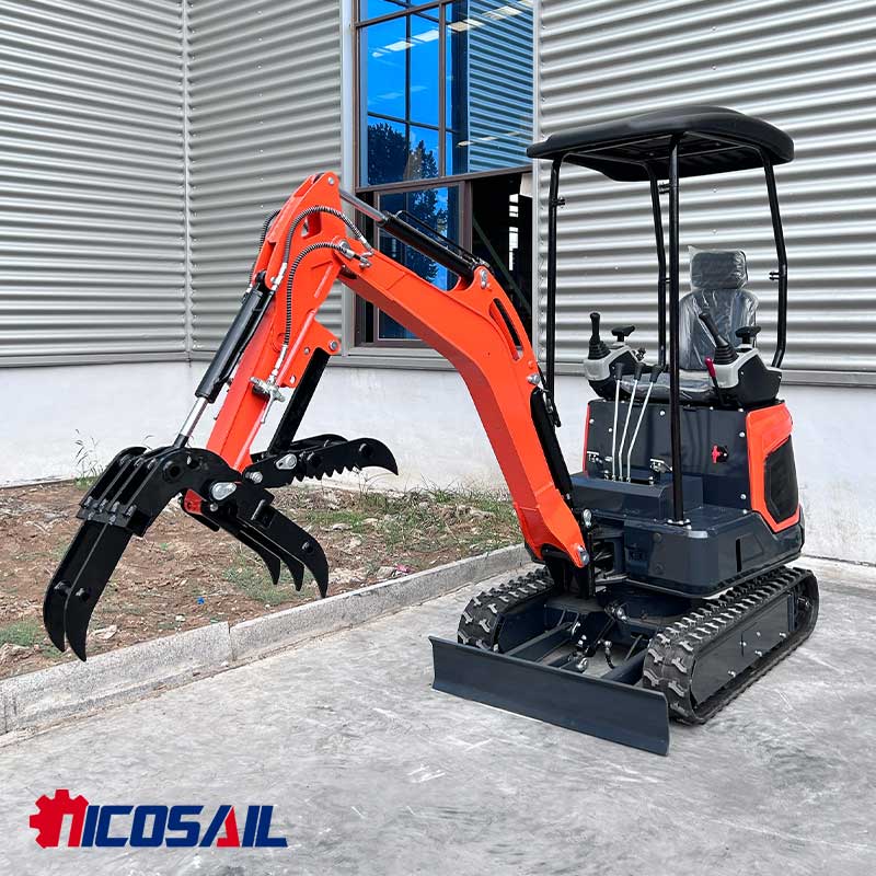 Multi-Use 1-2ton Mini Excavato - Us Agriculture Farming Job avaliação e preço