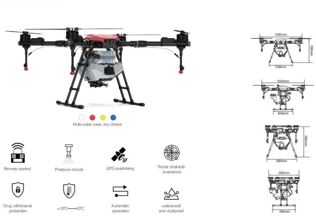 Professional 16L Agricultural  - Farming Agriculture Drone avaliação e preço