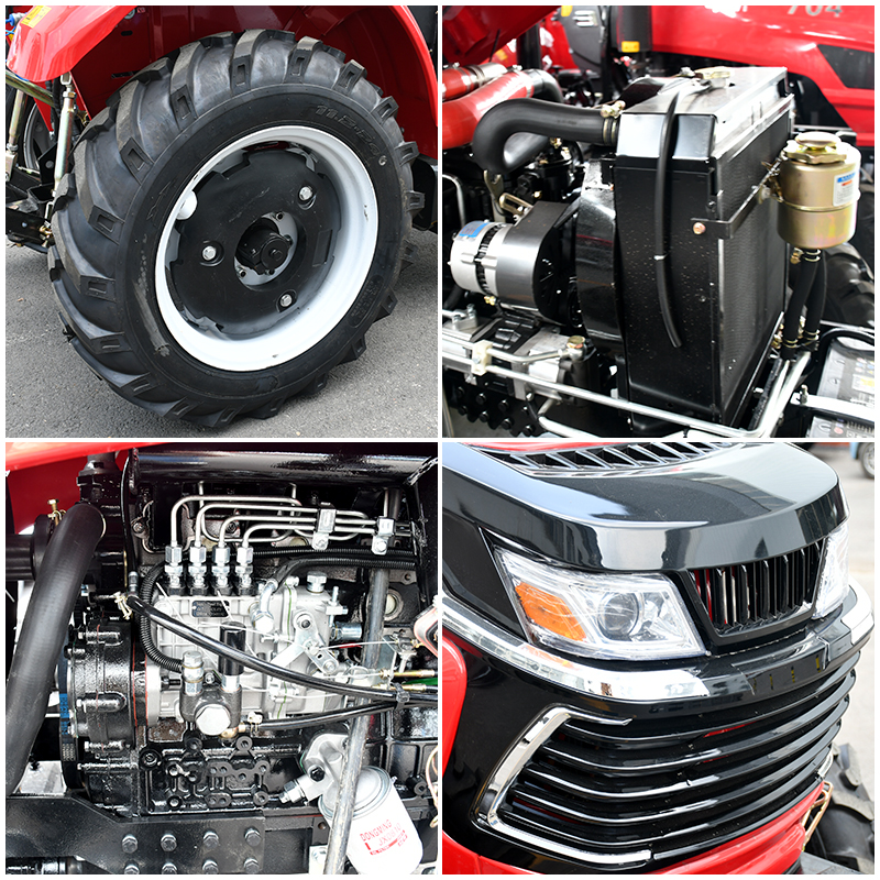 Mini Farm Tractor with 70HP 4W - Farming Pump For Agriculture avaliação e preço